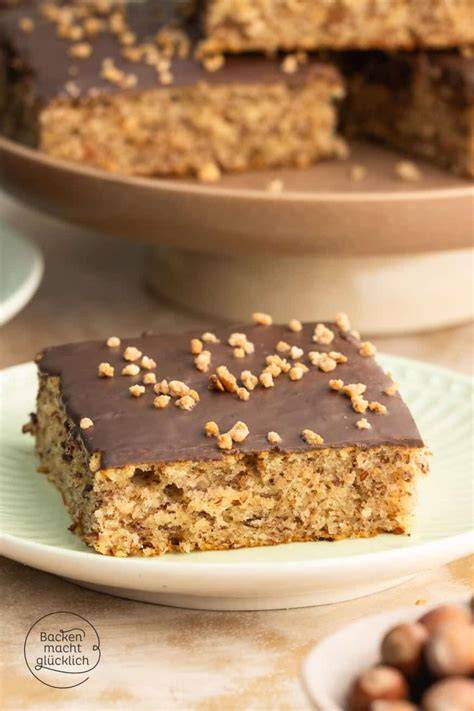 Zutaten für Nuss-Blechkuchen