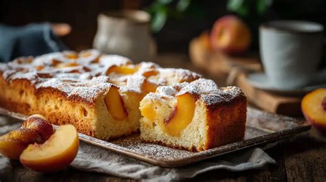 Zutaten für Pfirsich Joghurt Kuchen