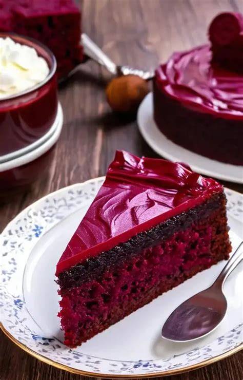 Zutaten für Rote Bete Schokoladenkuchen auf einem Küchentisch
