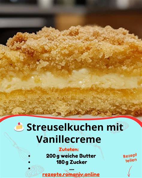 Zutaten für Sandteig und Vanillecreme nebeneinander