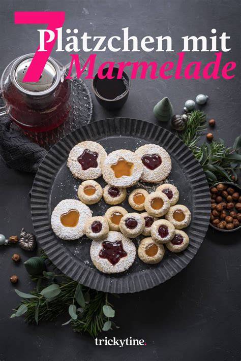 Zutaten für Schnecken-Plätzchen mit Marmelade
