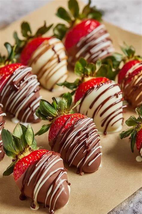 Zutaten für Schoko-Erdbeeren