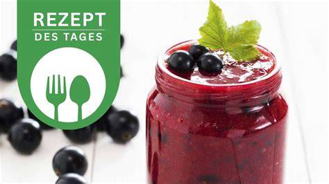 Zutaten für Schwarze Johannisbeermarmelade mit Vanille