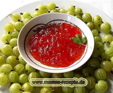 Zutaten für Stachelbeergelee (Stachelbeeren, Gelierzucker, Limetten, Orangen, Zitronen)