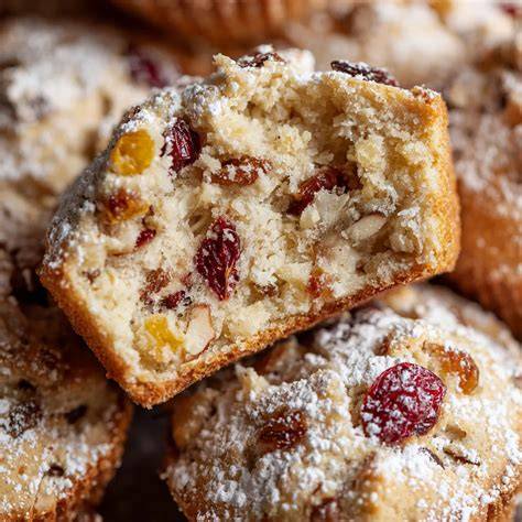 Zutaten für Stollen Muffins mit Marzipan