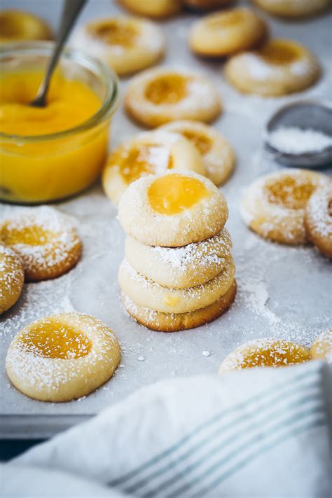 Zutaten für Zitronenkekse mit Lemon Curd