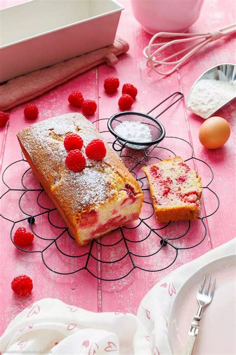 Zutaten für den Himbeerkuchen im Überblick