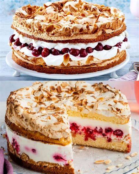 Zutaten für die Baiser Torte mit Mascarpone