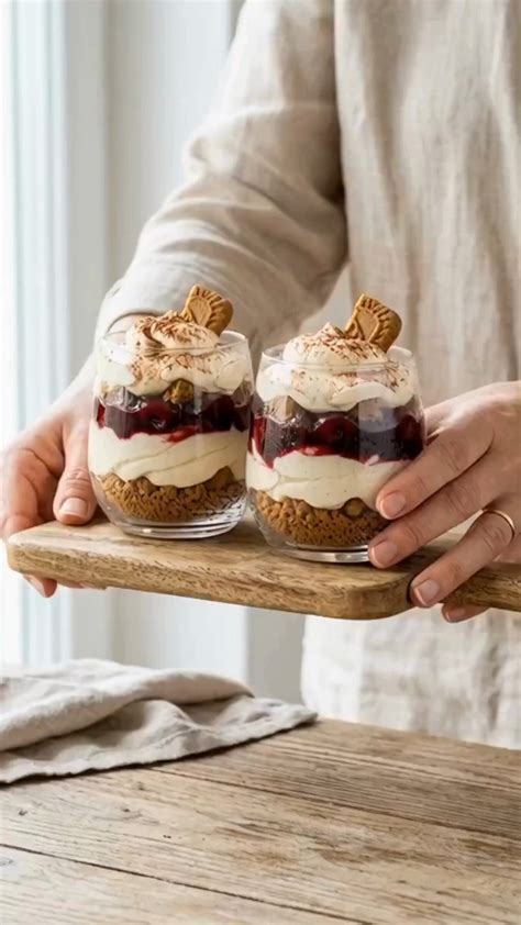 Zutaten für ein weihnachtliches Schichtdessert auf einen Blick, inkl. Kekse, Äpfel und Schokolade