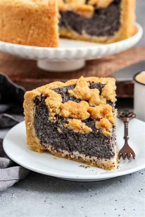 Zutaten für einen Mohn Streuselkuchen