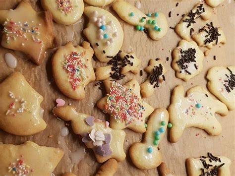 Zutaten für klassische Weihnachtskekse
