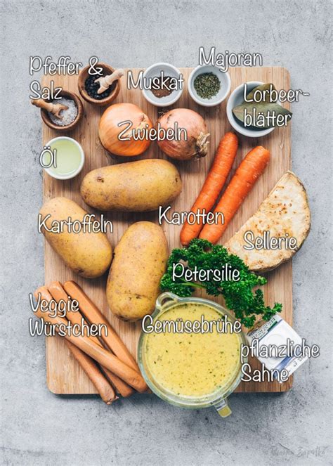 Zutaten für klassischen Nuss-Pudding - Infografik