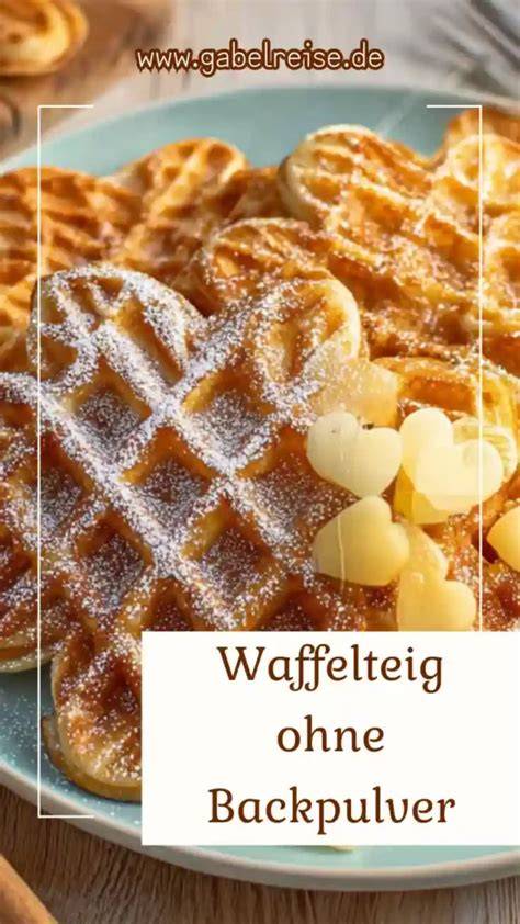 Zutaten für klassischen Waffelteig ohne Backpulver