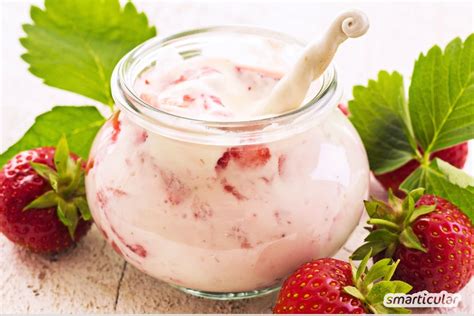 Zutaten für zuckerfreien Erdbeerquark