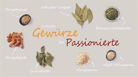 Zutaten und Gewürze für Marmelade