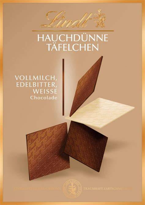 Zutaten und Inhaltsstoffanalyse Lindt Täfelchen