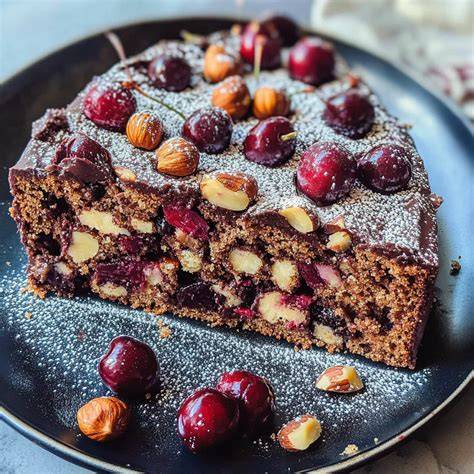 Zutaten und Mengen für Schoko Nuss Kirsch Kuchen