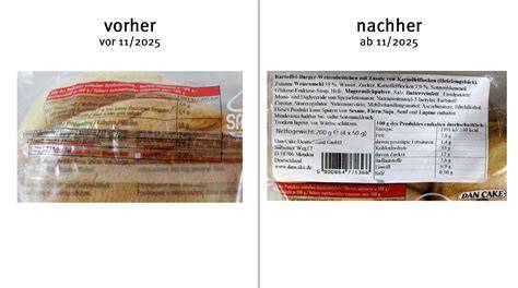 Zutaten und Nährwerte Elisenlebkuchen