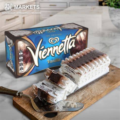 Zutaten und Schichten einer Viennetta Schokolade