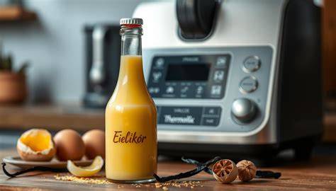 Zutaten und Zubereitungsschritte für Eierlikör Thermomix