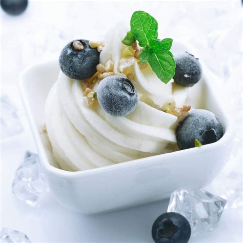 Zutaten und Zubereitungsschritte für Frozen Joghurt