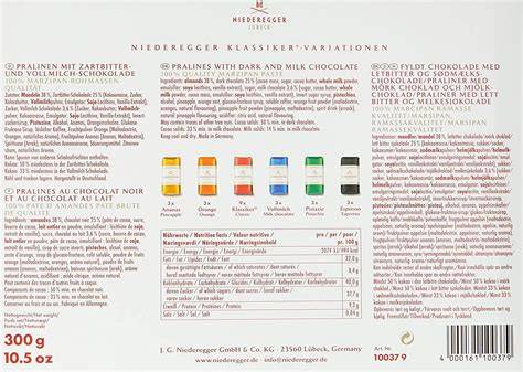 Zutaten und Zusammensetzung Lübecker Marzipan