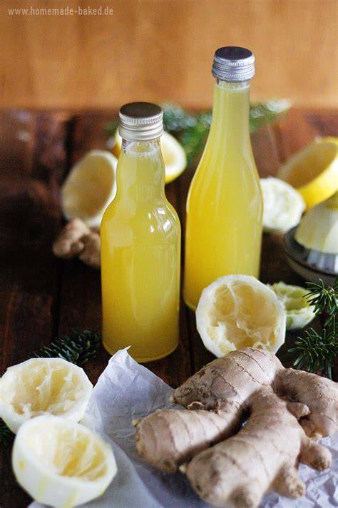 Zutaten und Zutatenvorbereitung für Zitronen Honig Sirup