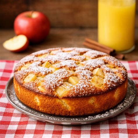 Zutaten-Fotografie: Alle Hauptzutaten für beschwipsten Apfelkuchen und Eierlikör nebeneinander