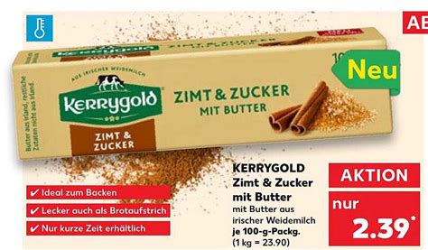 Zutaten-Infografik: Butter, Zucker, Mehl, Zimt im 2:2:4-Verhältnis