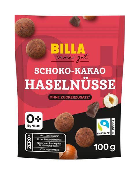 Zutaten-Infografik: Haselnüsse, Kakao, Rohrzucker