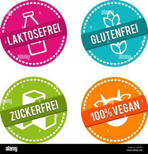 Zutaten-Infografik: vegan, laktosefrei, glutenfrei gekennzeichnet