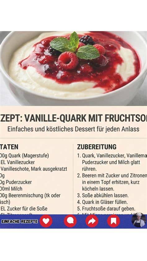 Zutaten-Stillleben: Vanilleschote, Zitronenabrieb, Puderzucker neben Quark