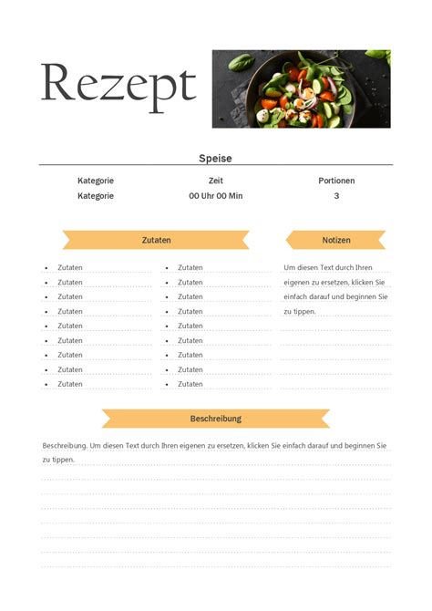 Zutaten-Tabelle für Pfifferling-Trüffel-Pasta