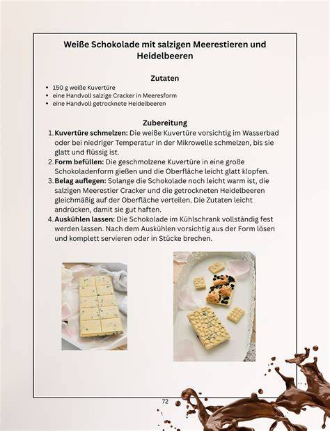 Zutatenanalyse weiße Schokolade