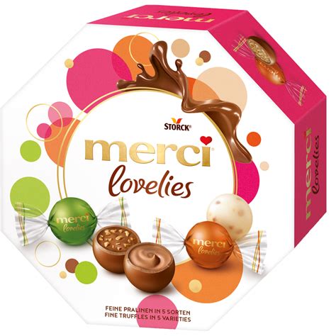 Zutatenliste Merci Pralinen