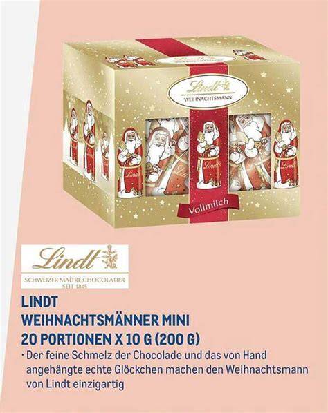 Zutatenliste und Allergiehinweise für Lindt Weihnachtsmänner