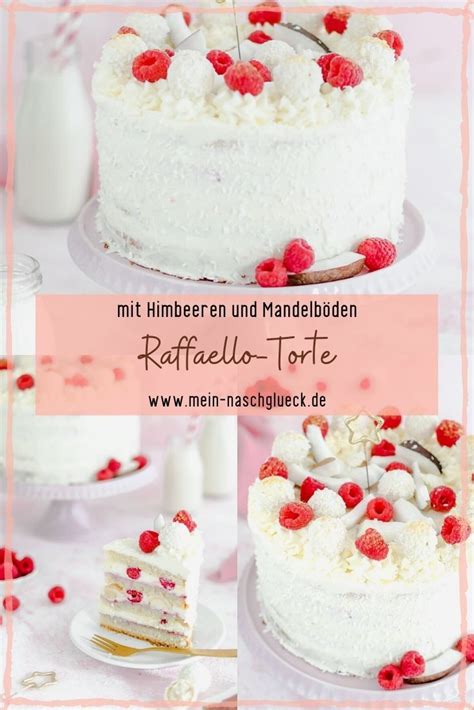 Zutatenstillleben: Milch, Sahne, Kokosmilch, weiße Schokolade, Raffaello, Himbeeren