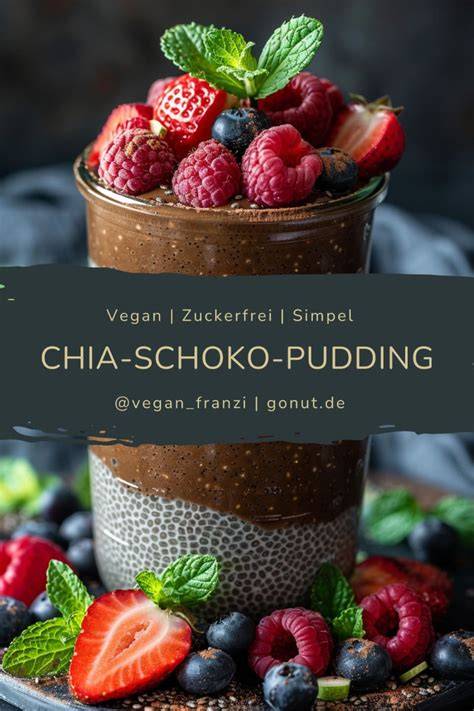 Zutatenvariationen für einen gesunden Chia Pudding