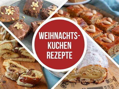 Zutatenvielfalt für Weihnachtskuchen
