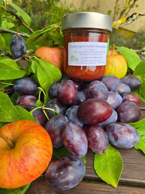 Zwetschgen, frisch und verarbeitet, Marmeladenzubereitung