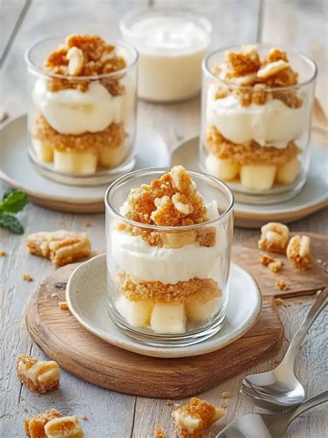 Zwetschgen-Schichtdessert mit Löffelbiskuits