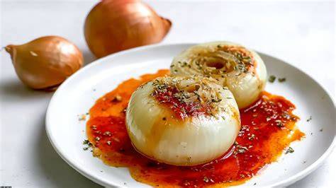 Zwiebeln in Butter karamellisiert mit Honig