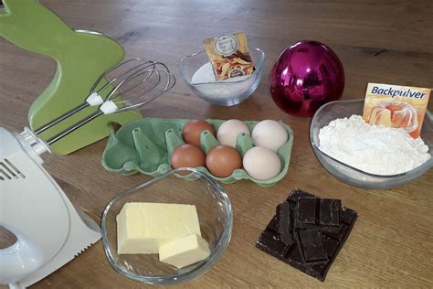 alle Zutaten für Sachertorte