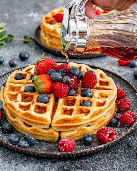 amerikanische-waffeln-mit-beeren
