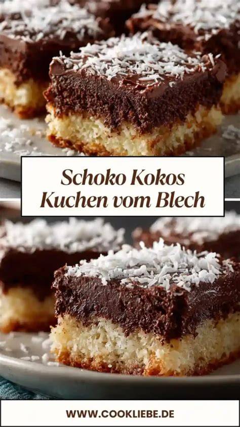 anschnitt eines saftigen kokoskuchens vom blech mit goldbrauner kokoskruste