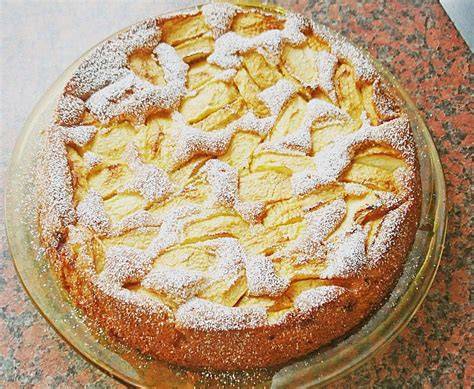 apfelkuchen tassenrezept, einfache Zutaten