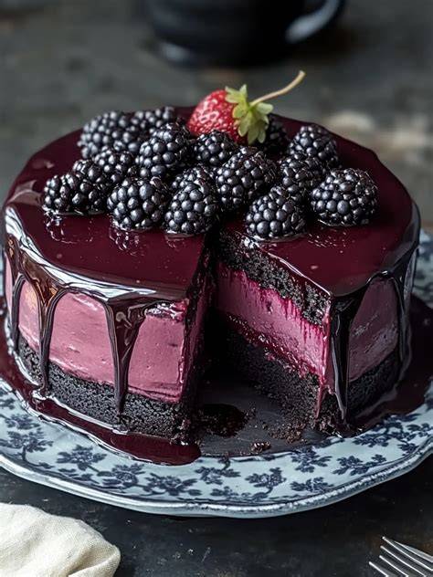 aufgestrichene Schokoladenganache auf Torte
