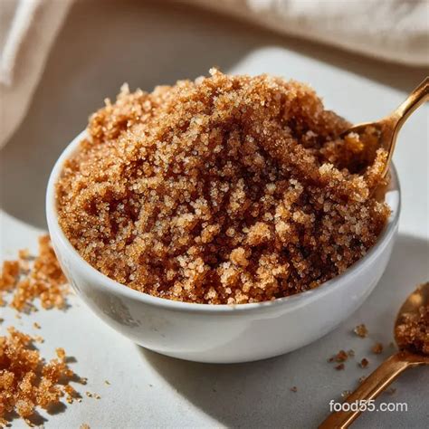 block brown sugar texture and molasses swirl