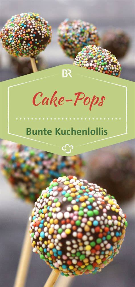 bunte Cake Pops im Styroporblock steckend