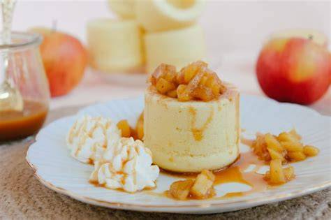 cake cups mit karamellisierten aepfeln